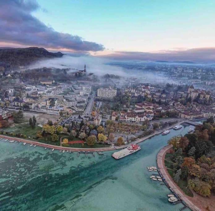 Le Panorama - Vue Lac Et Montagne Avec Parking Annecy Exteriér fotografie