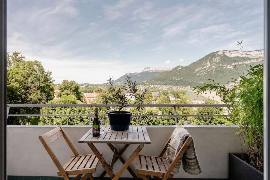 Le Panorama - Vue Lac Et Montagne Avec Parking Annecy Exteriér fotografie