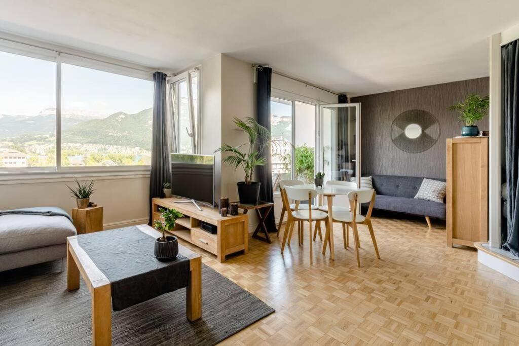 Le Panorama - Vue Lac Et Montagne Avec Parking Annecy Exteriér fotografie